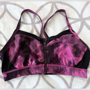 Lululemon Sports bra with Zipper Detail